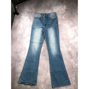 Sofia Jeans by Sofia Vergara Womens 10 Blue High Rise Flare Denim Pants 02006